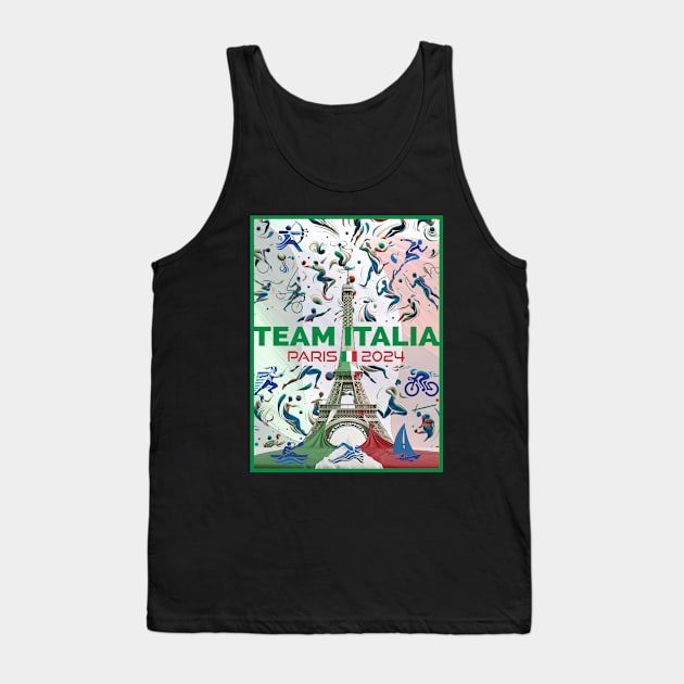 Team Italia - 2024 Tank Top by Dec69 Studio